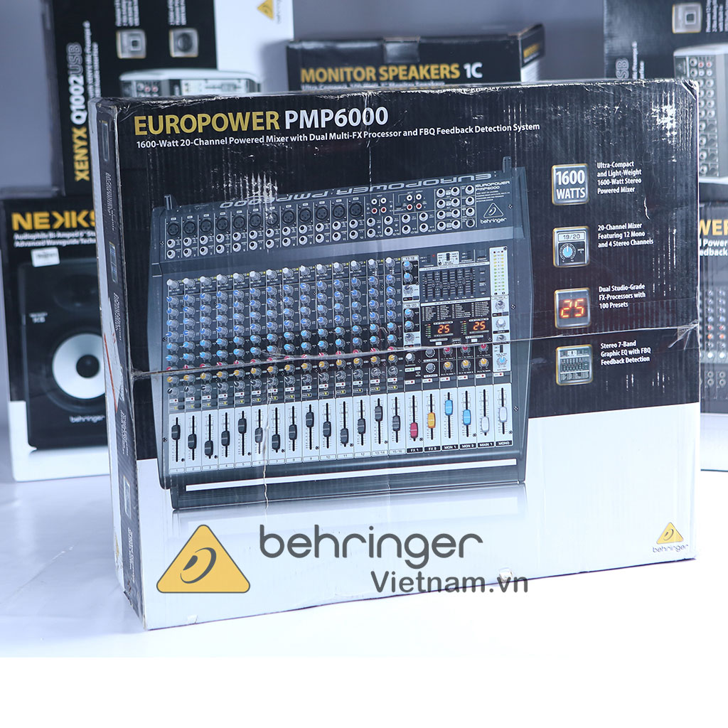 Mixer liền công suất Behringer PMP6000 ( EUROPOWER PMP6000 )