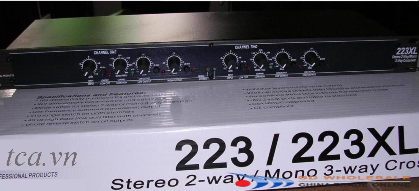 Am ly Crossover DBX 223, ban am ly Crossover, am ly cao cap, ban am ly, am ly Crossover DBX223