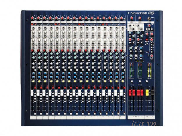 MIXER SOUNDCAFT LX7II 16 LIVE SOUND, MUA BAN MAY TRON AM SOUNDCAFT LX7II 16