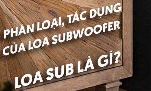 Loa sub (Loa siêu trầm) là gì? Phân loại và cách lắp đặt loa sub cho bộ dàn âm thanh hay nhất