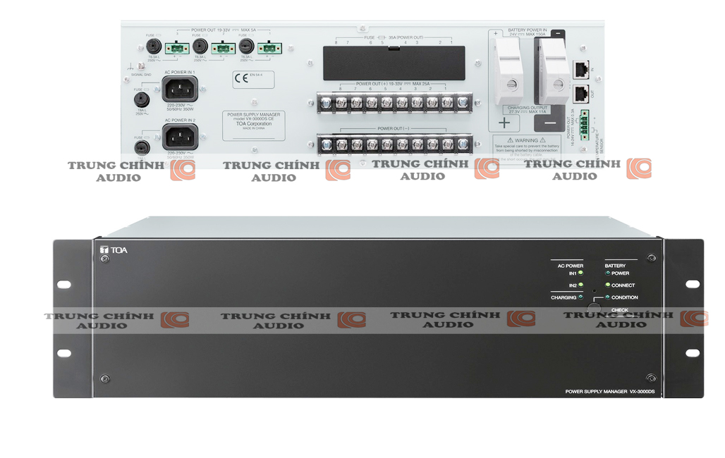 Hệ thống âm thanh thông báo TOA VX3000: Âm thanh PA cho nhà máy, nhà xưởng  