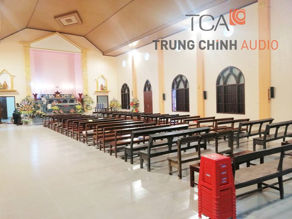 Tư vấn lắp đặt âm thanh sân khấu hội trường cho nhà thờ tại tỉnh Nam Định