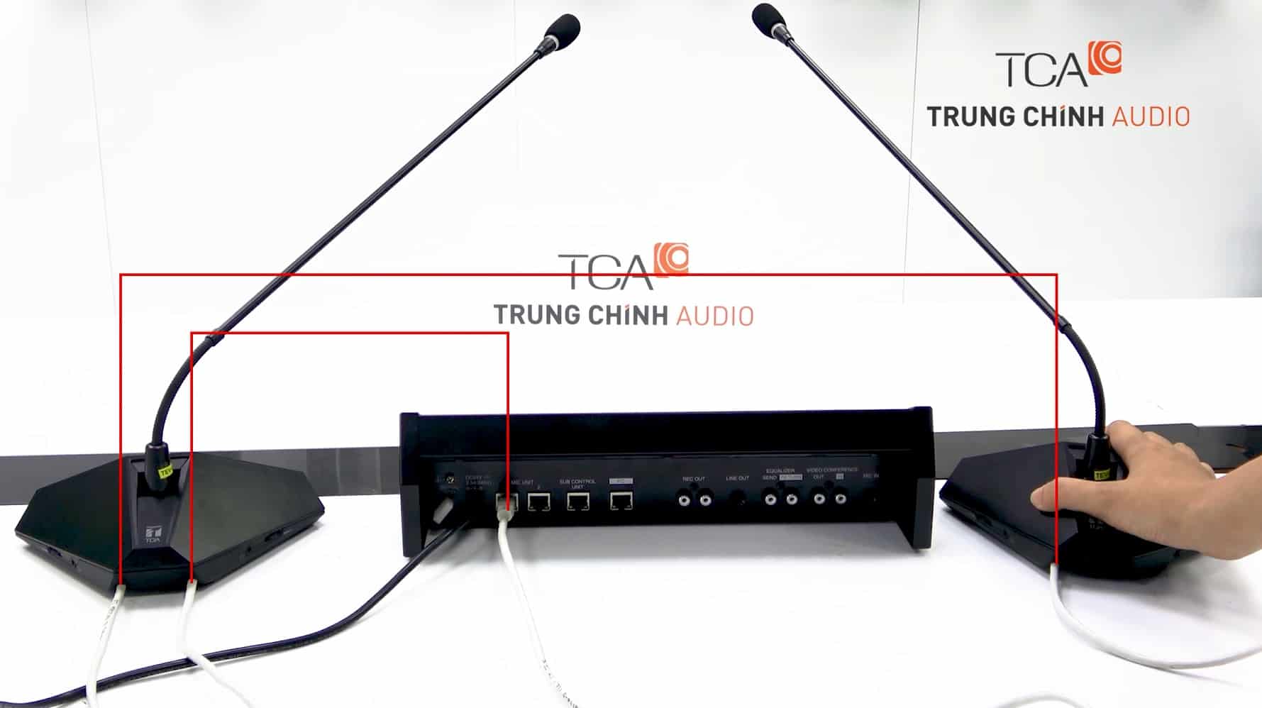 Hệ thống hội thảo TOA TS-D1000 thiết bị âm thanh phòng họp hội chẩn trực tuyến