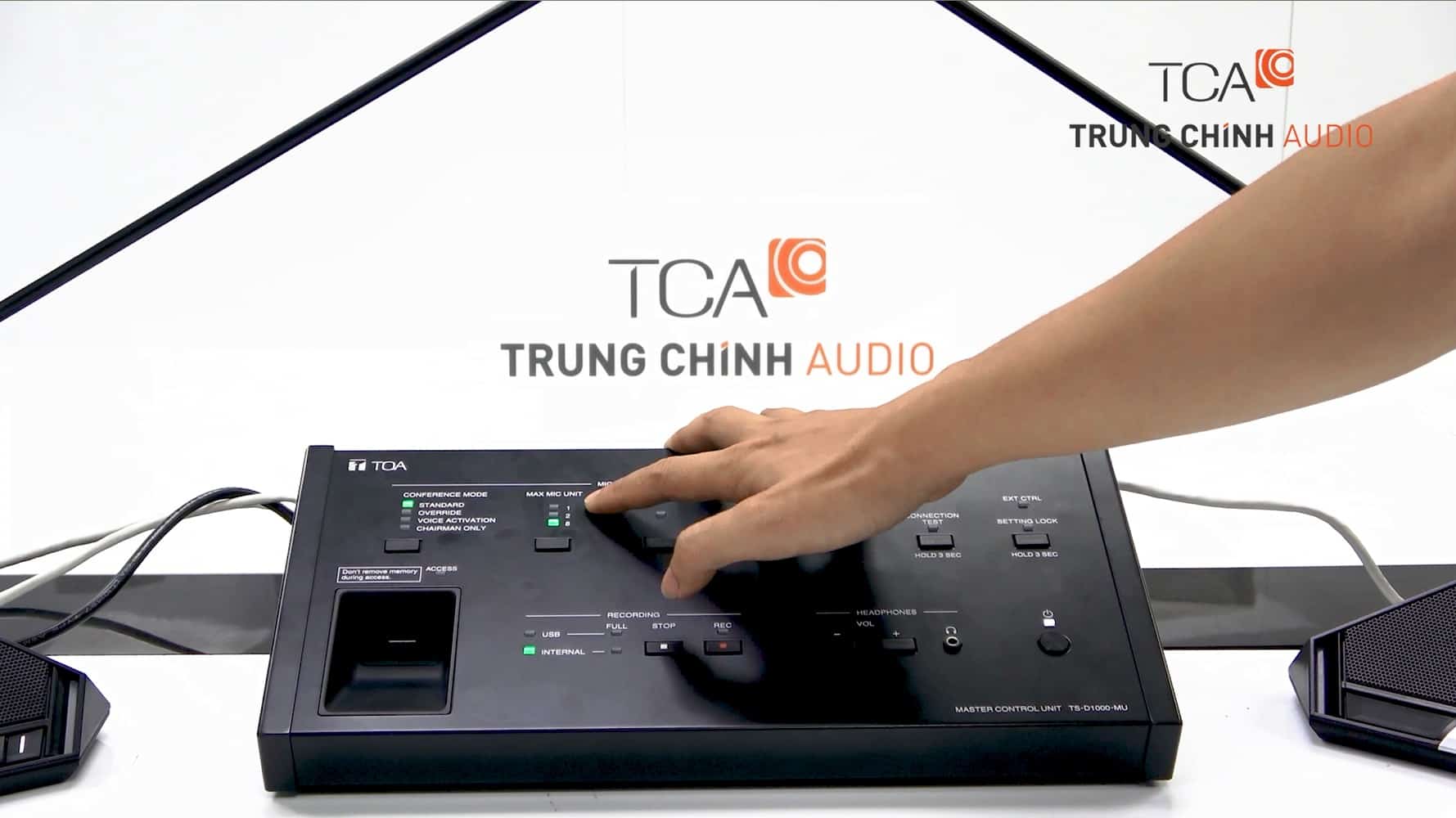 Hệ thống hội thảo TOA TS-D1000 thiết bị âm thanh phòng họp hội chẩn trực tuyến