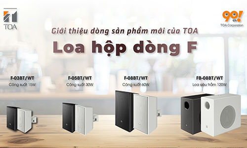 Loa hộp cao cấp TOA dòng F