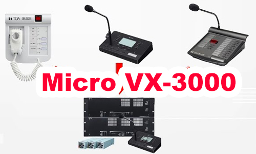 Micro chọn vùng từ xa cho hệ thống TOA VX-3000
