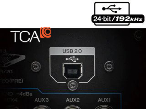 24-bit /192kHz 2-in/2-out USB Audio Interface