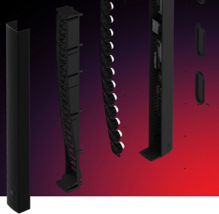 loa cột passive Electrovoice LRC dòng Line Radiator Column