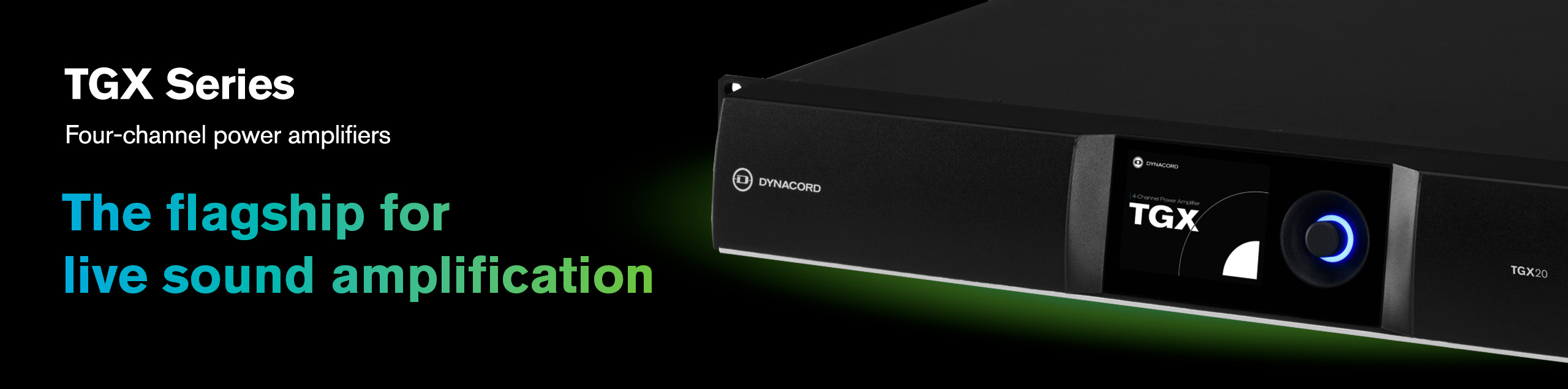 Dynacord TGX Series: Đỉnh Cao Khuếch Đại Cho Hệ Thống Live Sound Chuyên Nghiệp