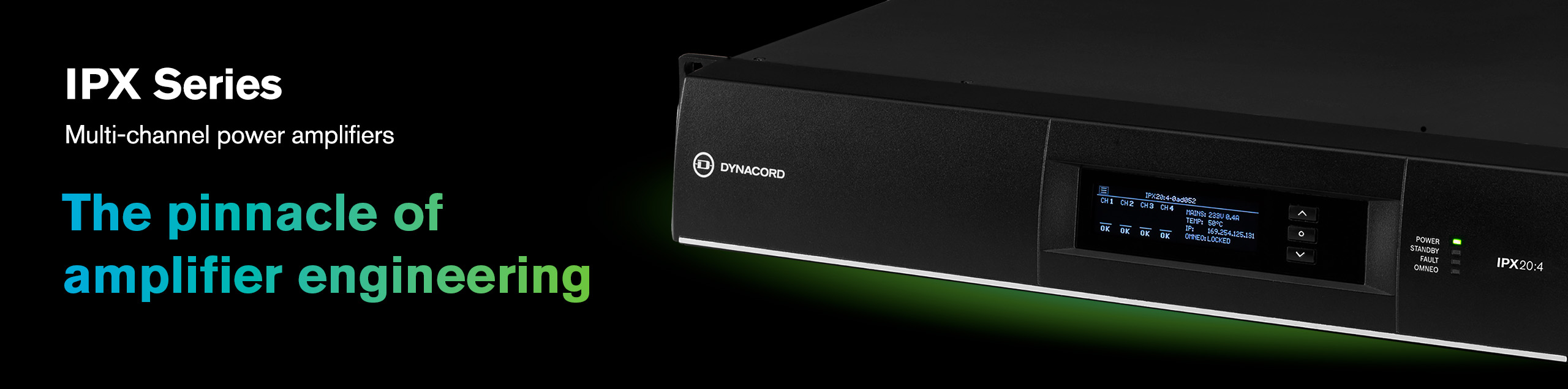 Dynacord IPX Series: Tiêu chuẩn vàng cho hệ thống khuếch đại lắp đặt cố định