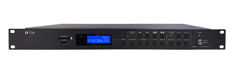 TOA MD-300-AS: Bộ phát nhạc nền USB/SD/Bluetooth/FM