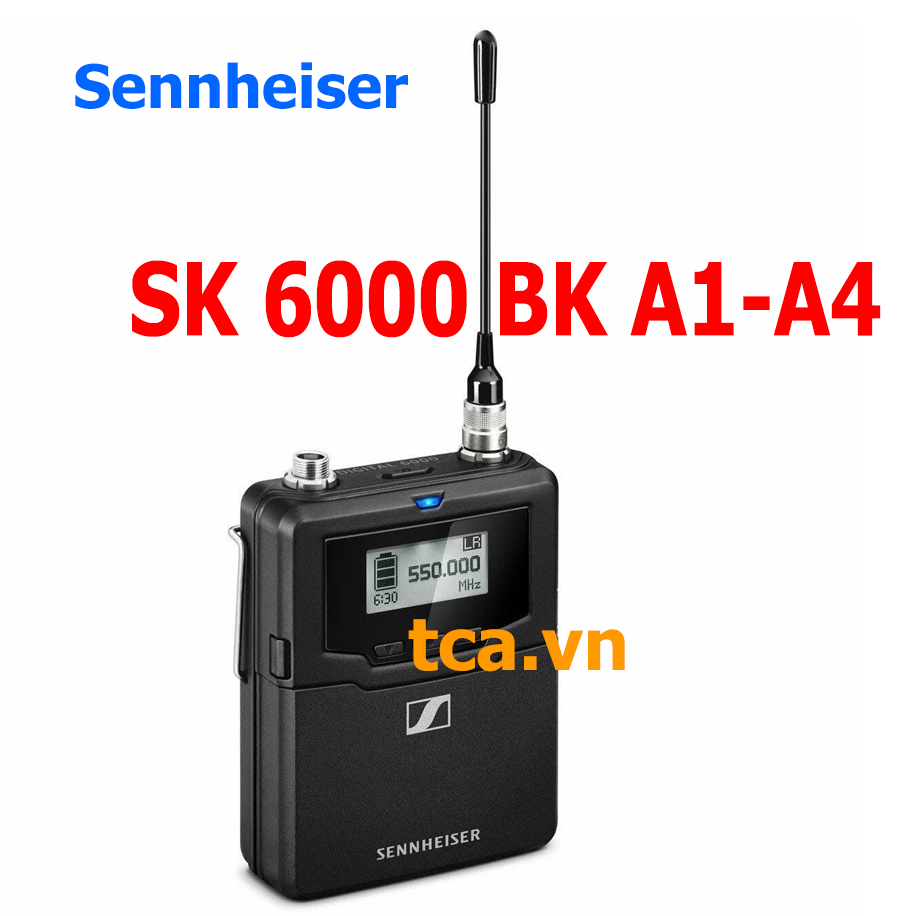 bộ phát micro không dây bodypack : Sennheiser SK 6000 BK A1-A4