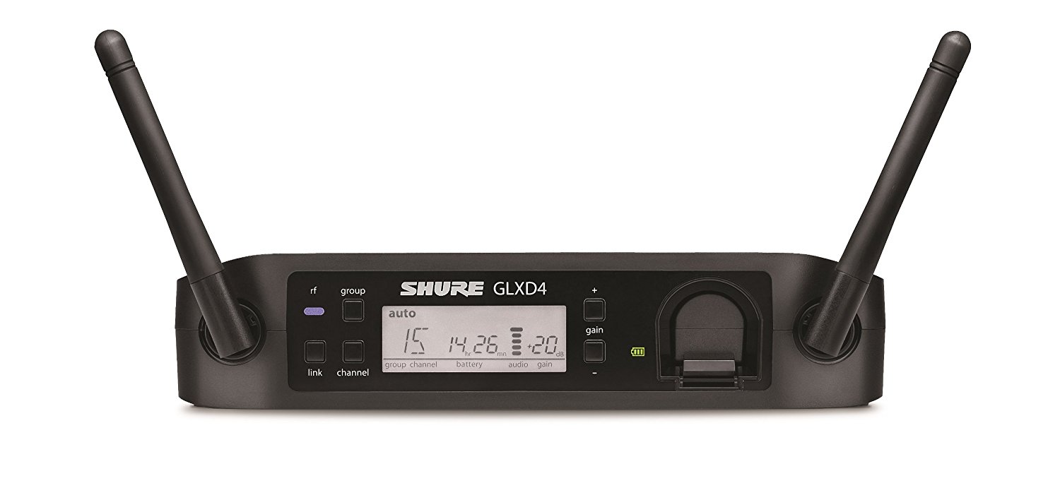 Shure GLXD24/B58 : Bộ thu kỹ thuật số  và bộ phát kèm micro không dây cầm tay