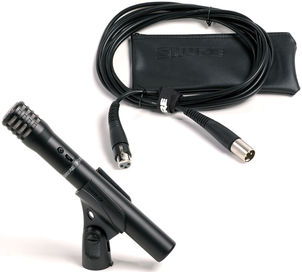 Shure PG81-XLR : Micro không dây dành cho nhạc cụ