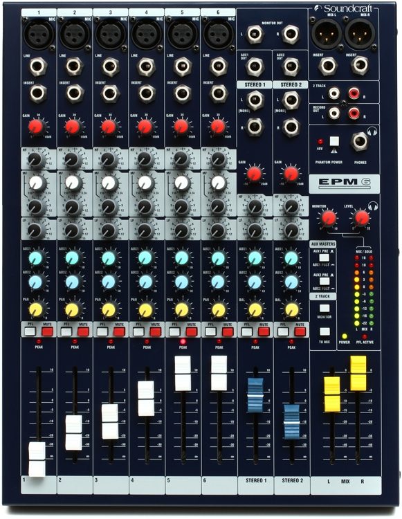 Soundcraft EPM6 : Bàn trộn Mixer