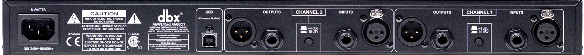 DBX AFS2 : Bộ xử lý phản hồi âm thanh