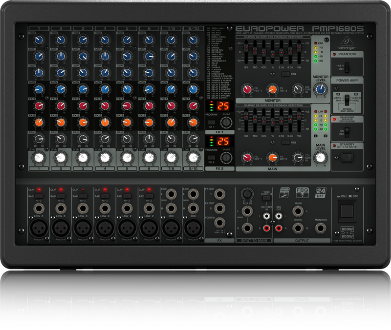 Mixer liền công suất Behringer PMP1680S