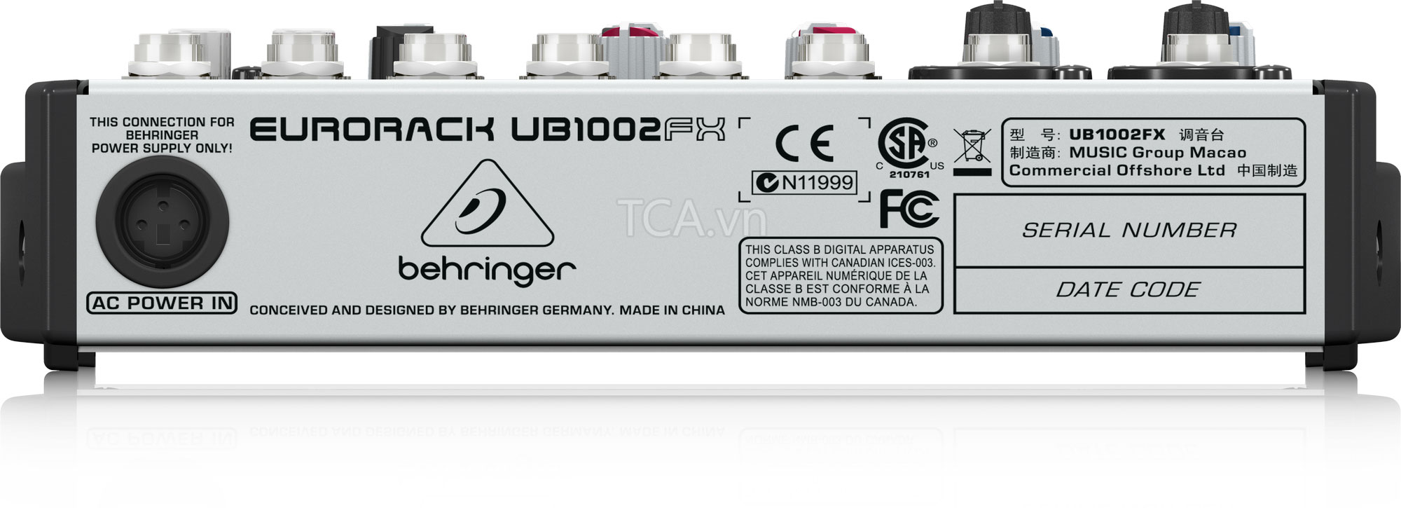 Mixer Behringer UB1002FX
