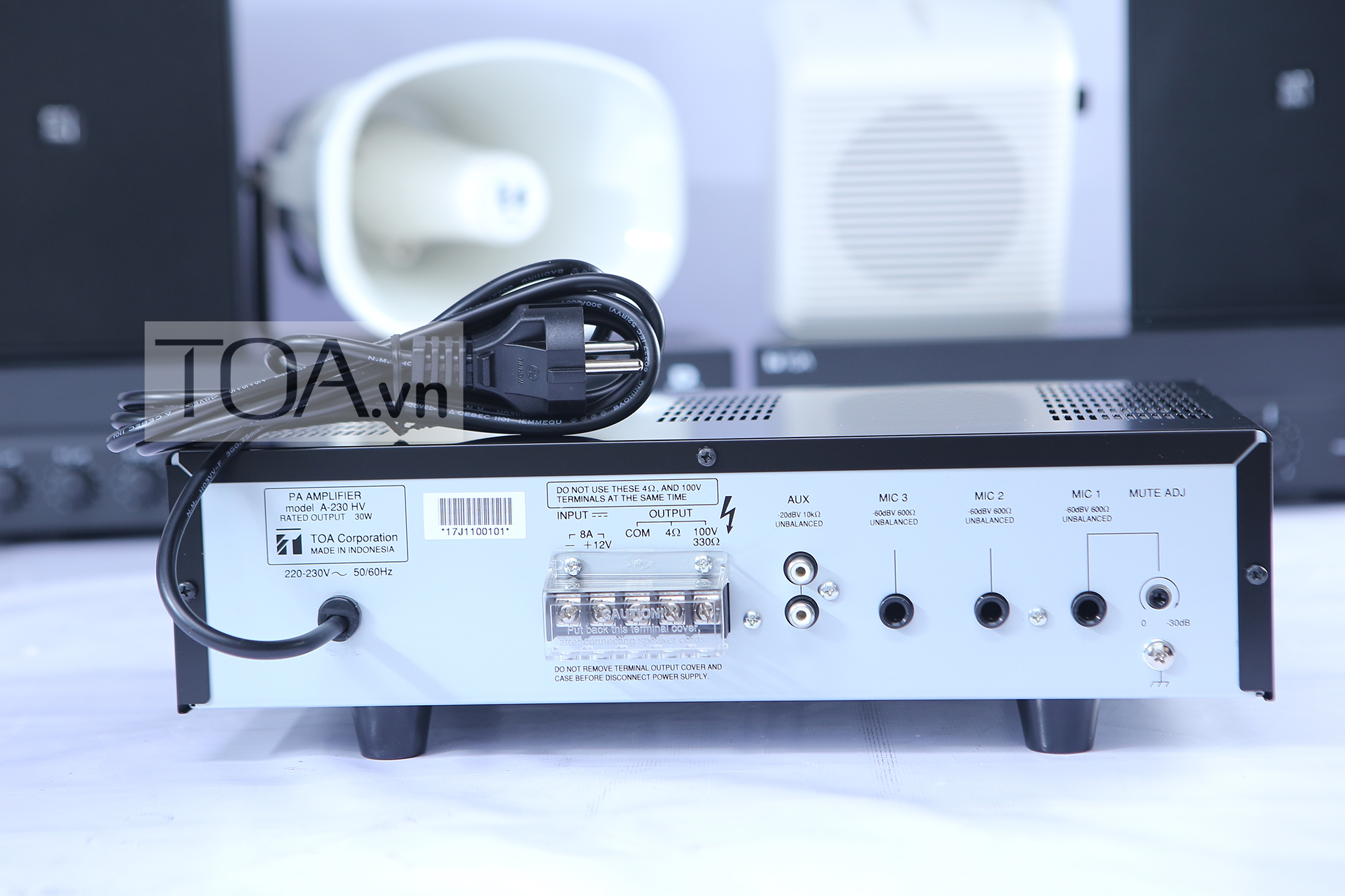 Tăng âm truyền thanh liền Mixer TOA A-230 HV