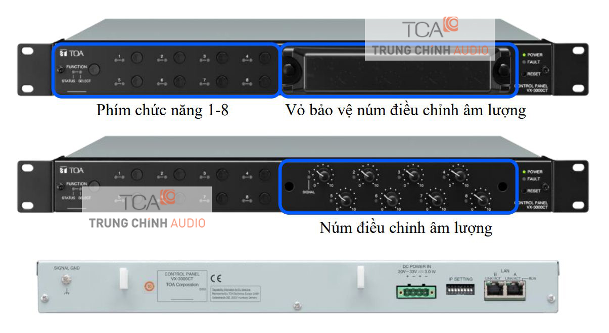 Bộ điều chỉnh âm lượng TOA VX-3000CT