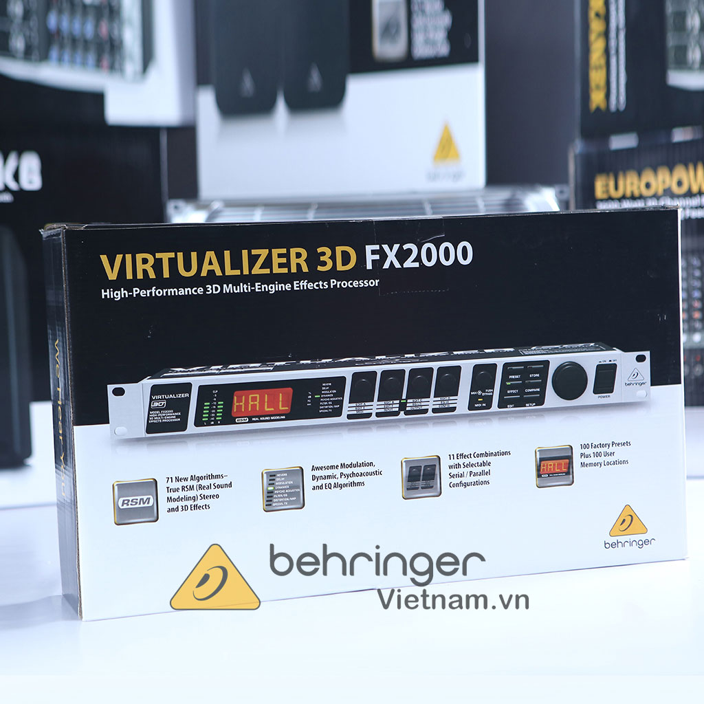 Echo Behringer FX2000 : Multi-Effects Processors