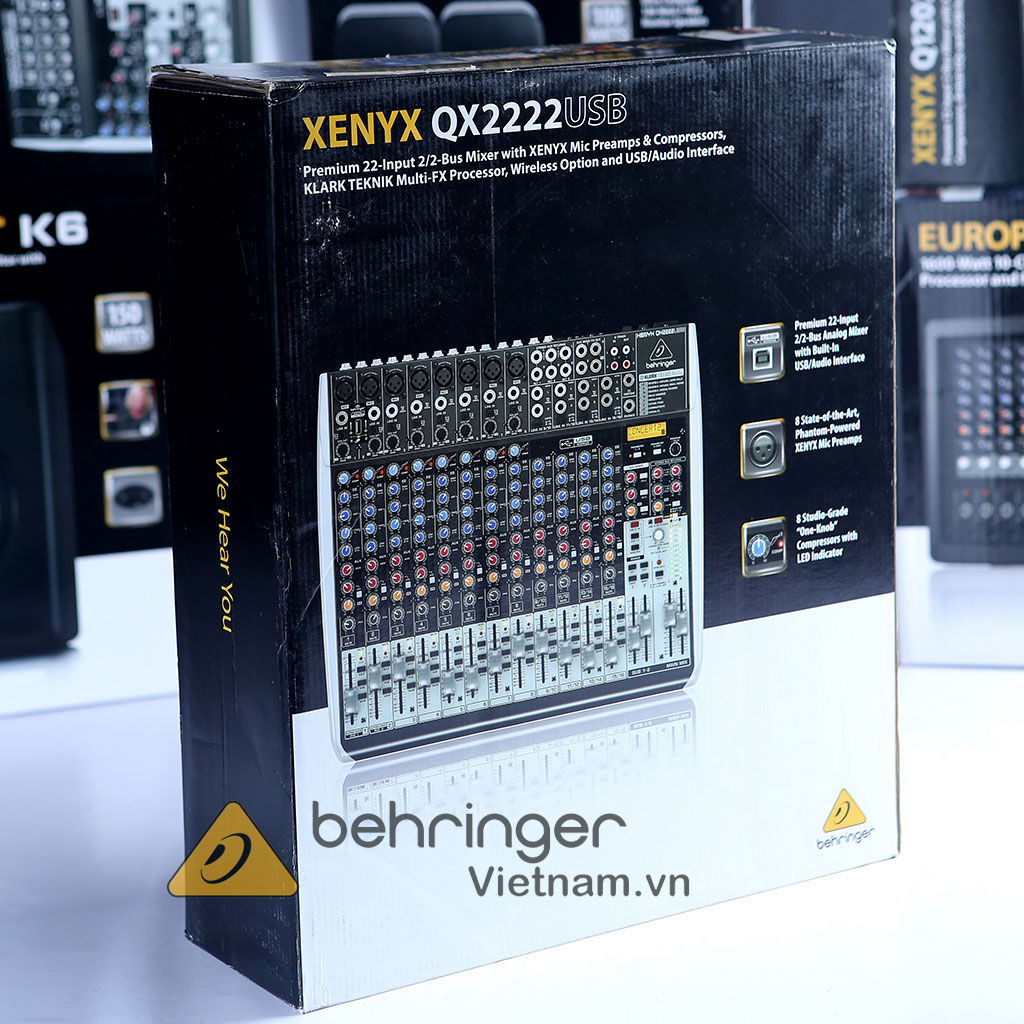 Mixer Behringer XENYX QX2222USB
