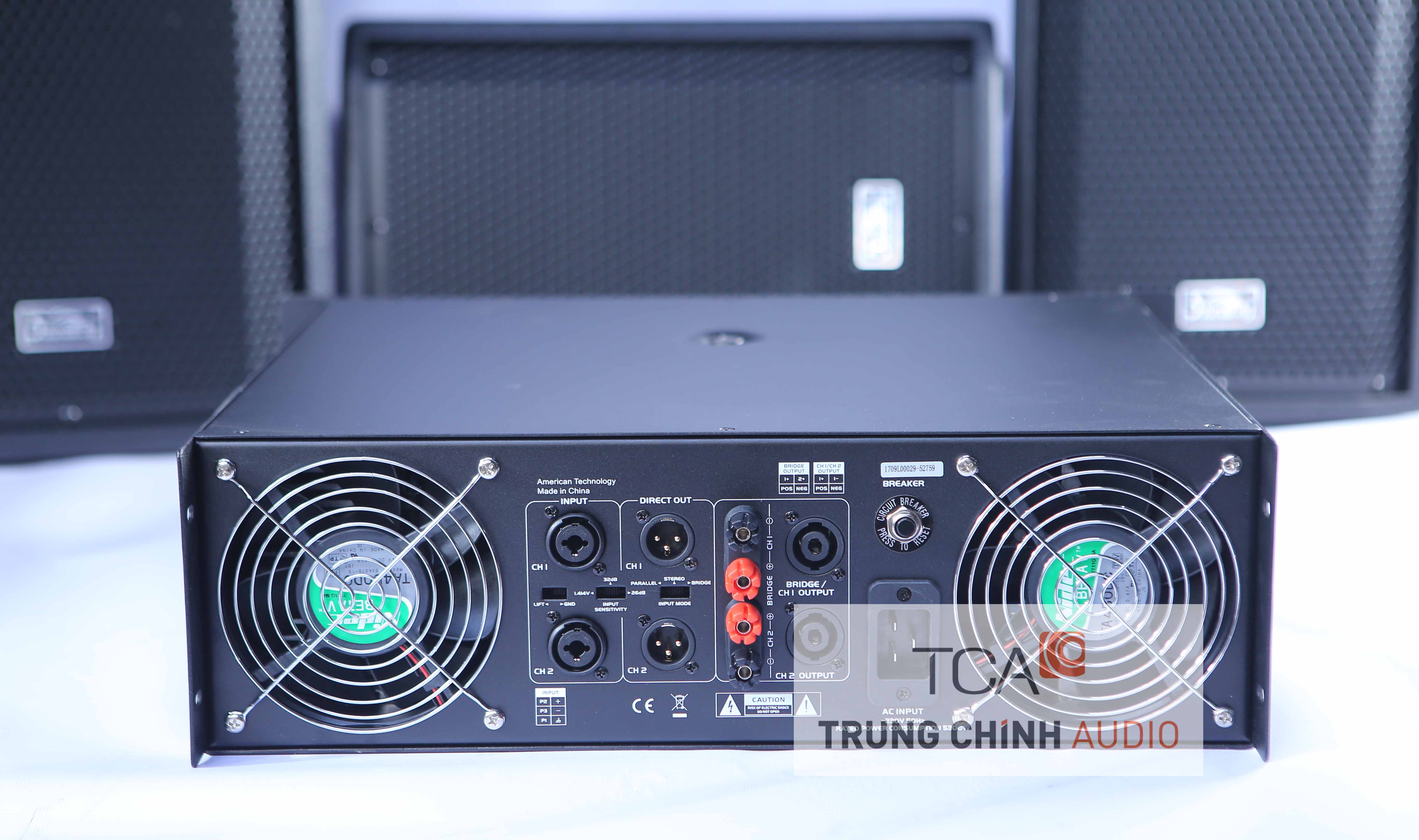 Cục đẩy công suất 1500Wx2 Soundking XT-3600