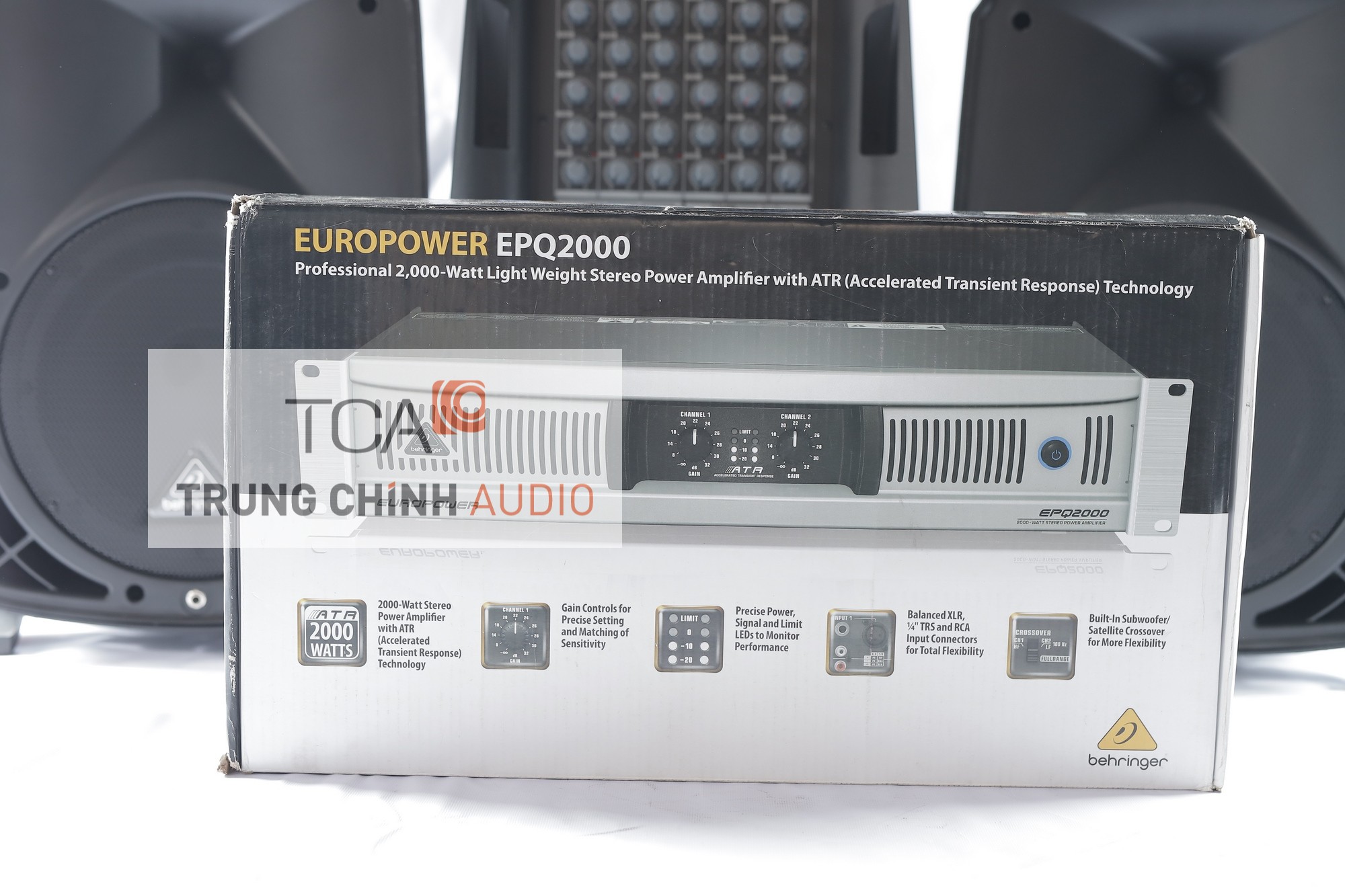 Power Amplifier BEHRINGER EUROPOWER EPQ2000
