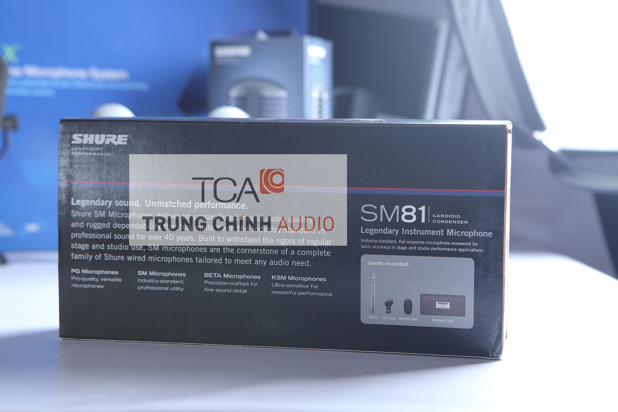 Micro Shure nhạc cụ SM81-LC