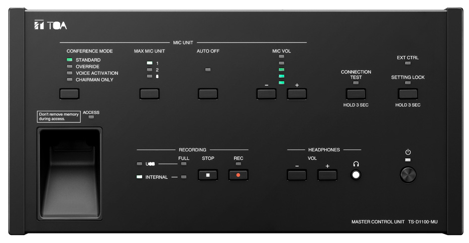 Bộ điều khiển trung tâm : TOA TS-D1100-MU
