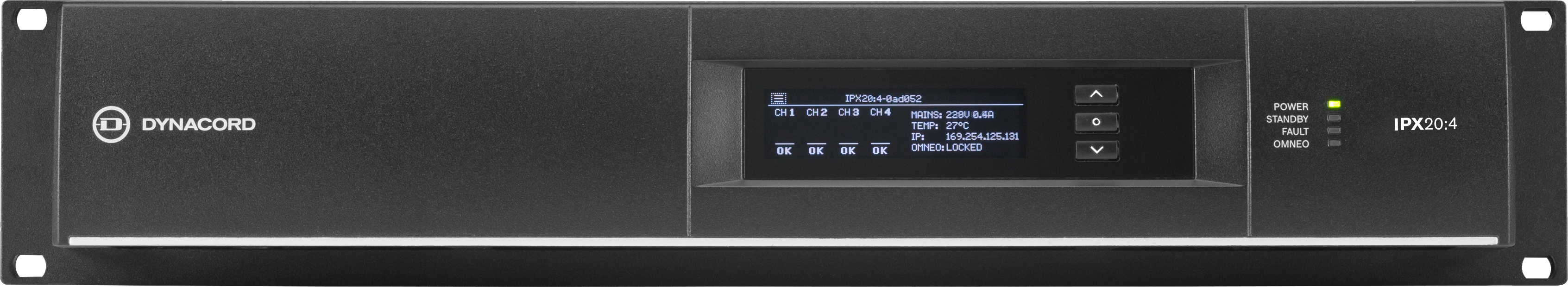 Cục đẩy công suất Dynacord IPX20:4 (Bộ khuếch đại DSP Class-D 4 kênh  4 x 5000W)