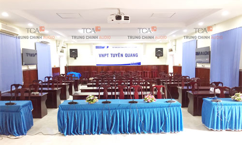 Âm thanh phòng họp BOSCH CCS1000: hội thảo, hội nghị VNPT Tuyên Quang