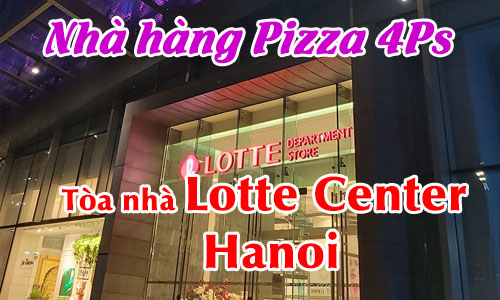 Hệ thống âm thanh nhà hàng Pizza 4Ps :Tòa nhà Lotte Center Hanoi
