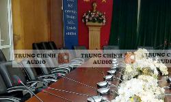 Hệ thống âm thanh hội thảo, hội nghị: Viện Vệ Sinh - Y Tế Công Cộng TP.HCM
