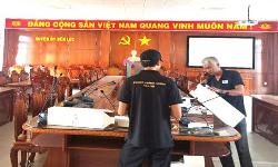 Hệ thống âm thanh hội thảo JTS: phòng họp UBND Huyện Bến Lức - Long An