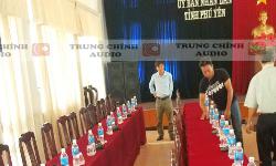 Hệ thống âm thanh hội thảo JTS và TOA: phòng họp UBND tỉnh Phú Yên