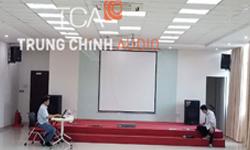 Dàn âm thanh hội trường, sân khấu: công ty BAOSTEEL Bình Dương