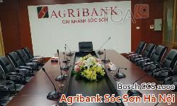 âm thanh hội thảo BOSCH CCS1000D: Agribank Sóc Sơn Hà Nội - phòng họp, hội nghị