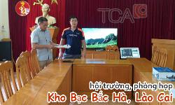 Dàn âm thanh hội trường, phòng họp: Kho Bạc Bắc Hà, Lào Cai