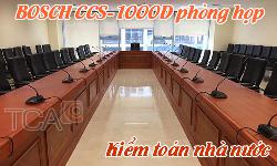Âm thanh hội nghị BOSCH CCS-1000D phòng họp, hội thảo: Kiểm toán nhà nước