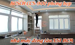 Hệ thống âm thanh phòng họp BOSCH 900 hội nghị, hội thảo: nhà máy đóng tàu X51 HCM