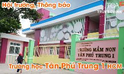 Âm thanh hội trường sân khấu, hệ thống thông báo trường học Tân Phú Trung 1 HCM