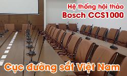 Hệ thống âm thanh hội thảo, hội nghị Bosch CCS1000: phòng họp CỤC ĐƯỜNG SẮT Việt Nam