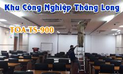 Hệ thống hội thảo không dây TOA TS-900: âm thanh phòng họp KCN Thăng Long