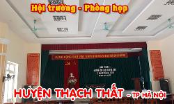 Bộ dàn thanh cho hội trường, phòng họp: huyện Thạch Thất, Hà Nội