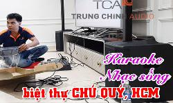 Bộ dàn karaoke, âm thanh nghe nhạc gia đình: biệt thự CHÚ QUÝ, Hồ Chí Minh