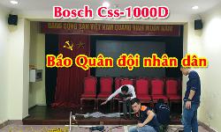 Hệ thống âm thanh phòng họp hội thảo Bosch CCS1000D: Báo Quân đội nhân dân