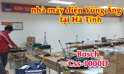 Hệ thống âm thanh hội nghị BOSCH CCS1000: phòng họp hội thảo Nhà máy Vũng Áng 1