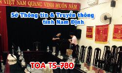 Hệ thống hội thảo TOA TS-780: phòng họp Sở Thông tin và Truyền thông Nam Định