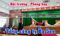 Bộ dàn âm thanh hội trường sân khấu, phòng họp: Tổng công ty Ba Son